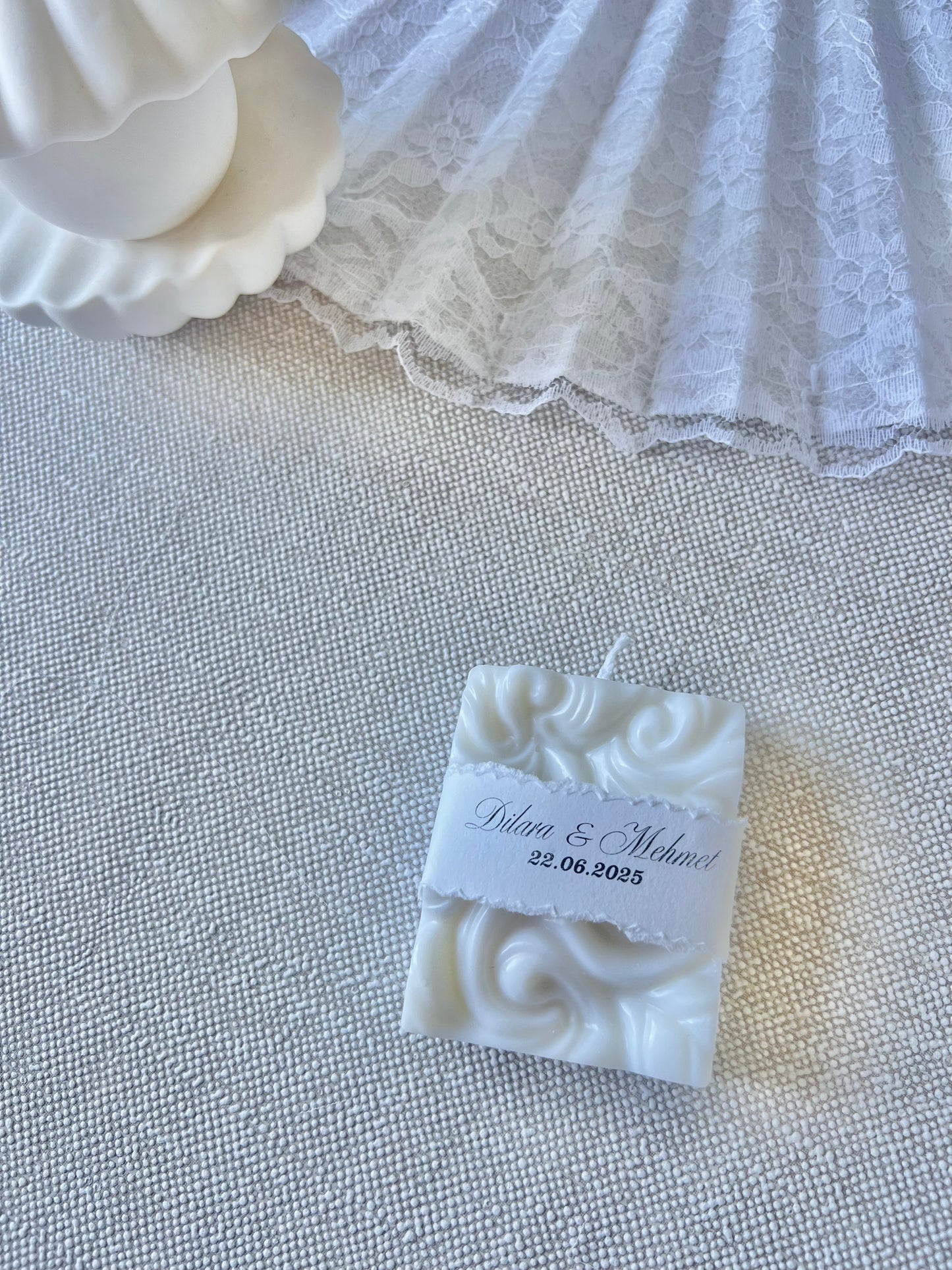 Bougie Vagues - Cadeaux invités
