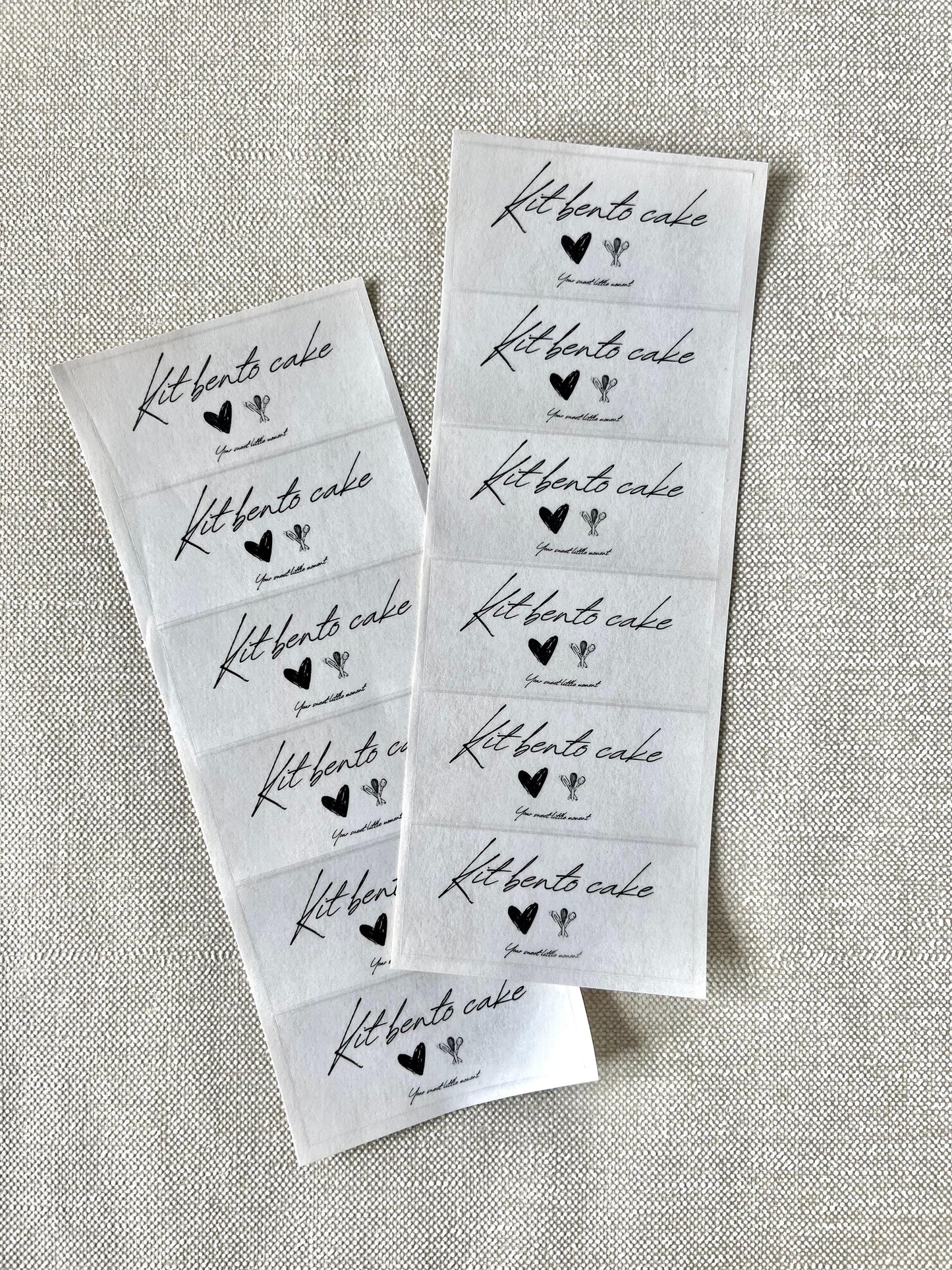 Etiquettes Adhésives brillantes Professionnelles - Rectangle - 4x9cm