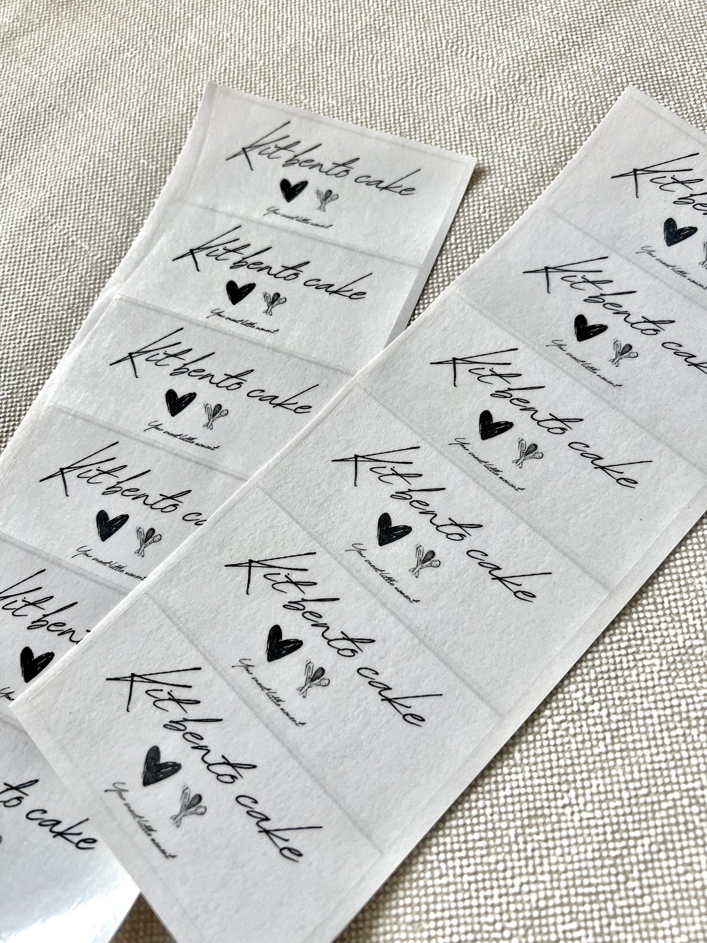 Etiquettes Adhésives brillantes Professionnelles - Rectangle - 4x9cm