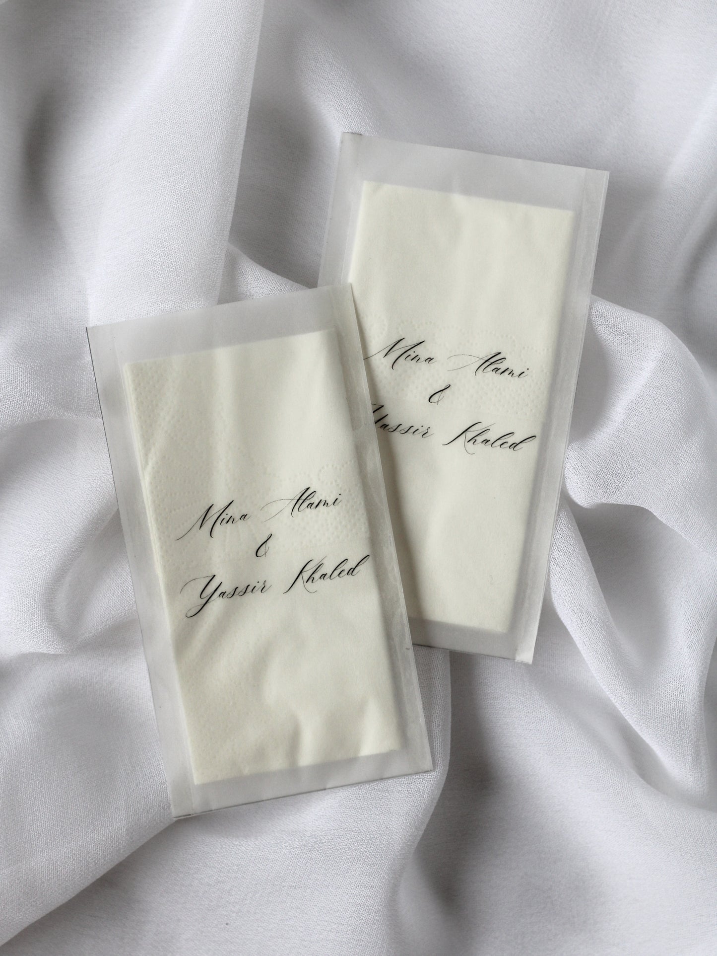 Paquet de mouchoirs en vellum - NILUFER