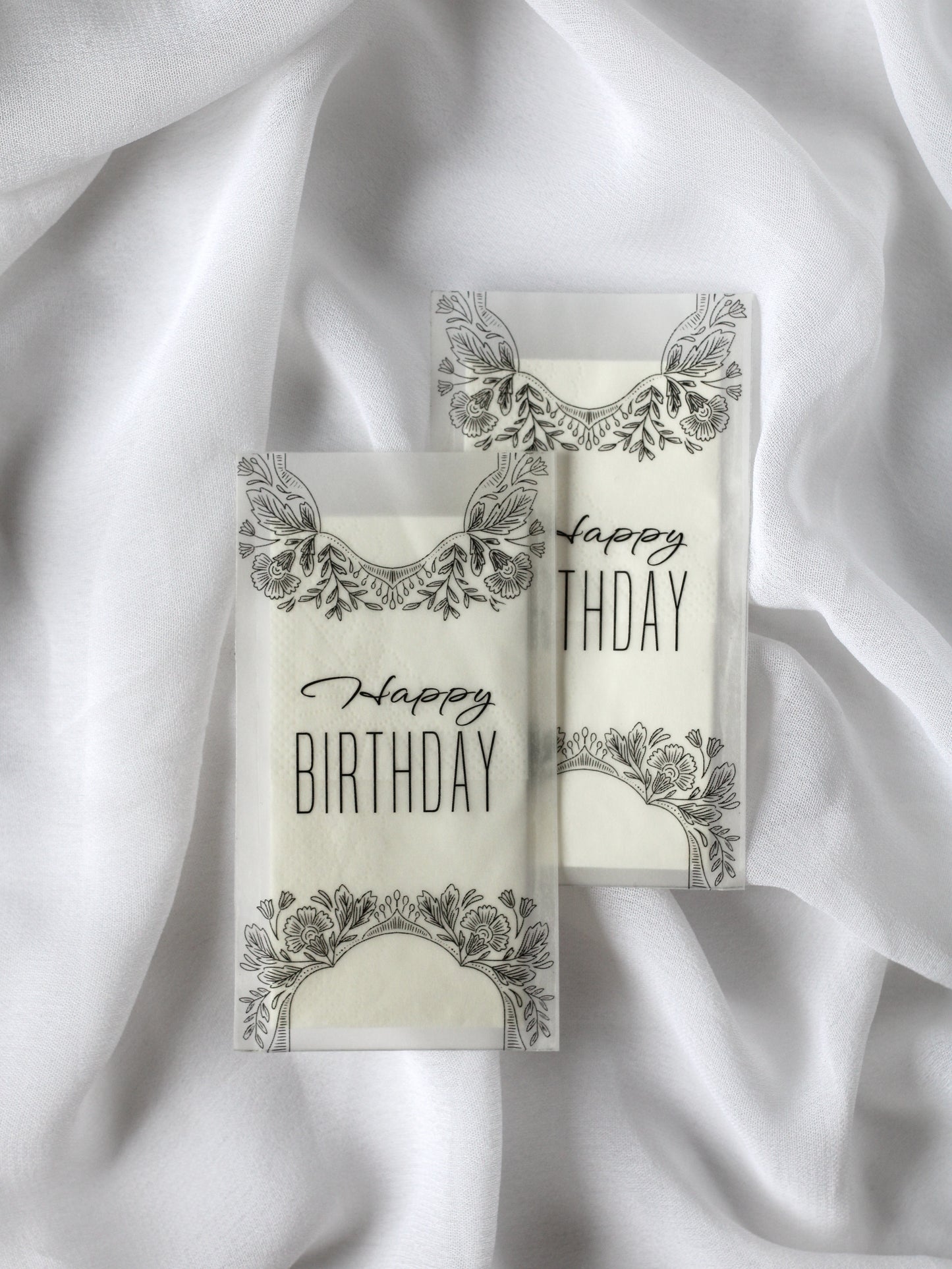 Paquet de mouchoirs en vellum - AURORE