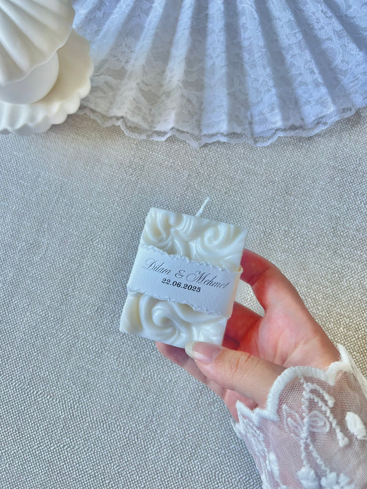 Bougie Vagues - Cadeaux invités