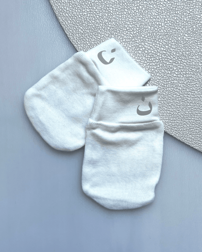 Moufles bébé - Brodée initiales