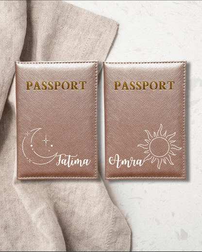 Set de 2 Protège Passeports - Modèle Amitié