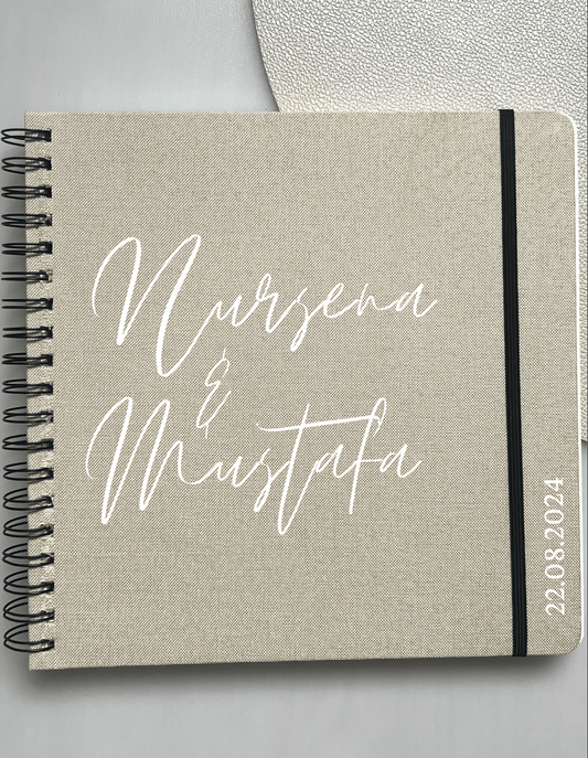 Livre d'or - Lin - Mariage
