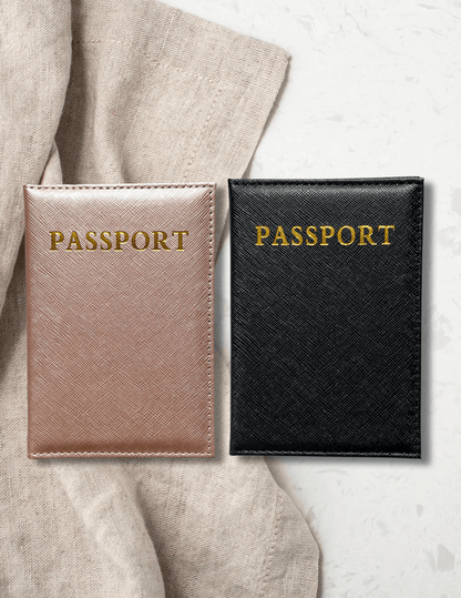 Set de 2 Protège Passeports - Modèle Mrs/Mr