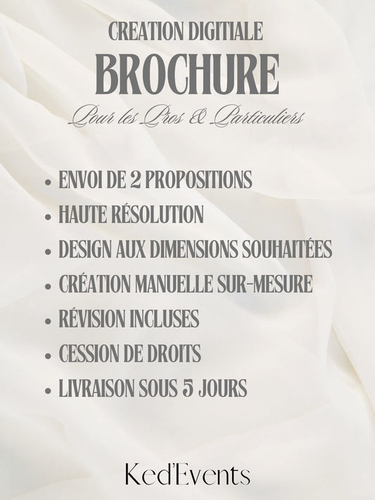 Conception digitale - BROCHURE