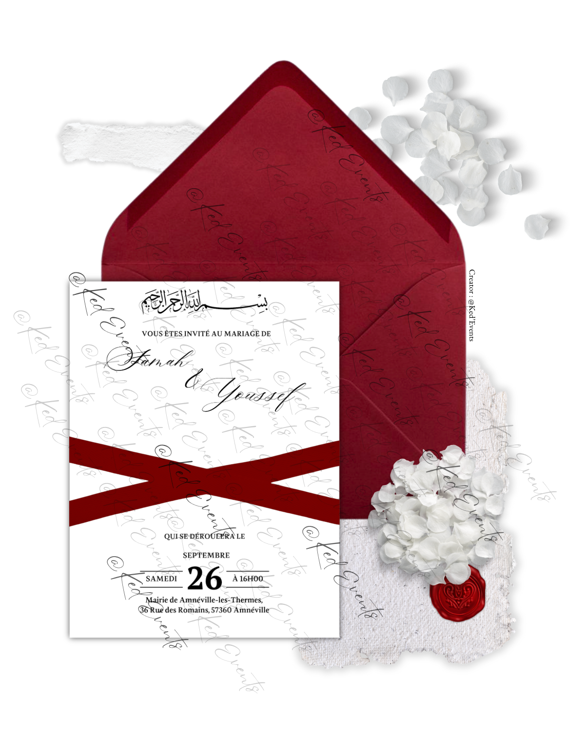 Faire-part numérique - SIGNATURE