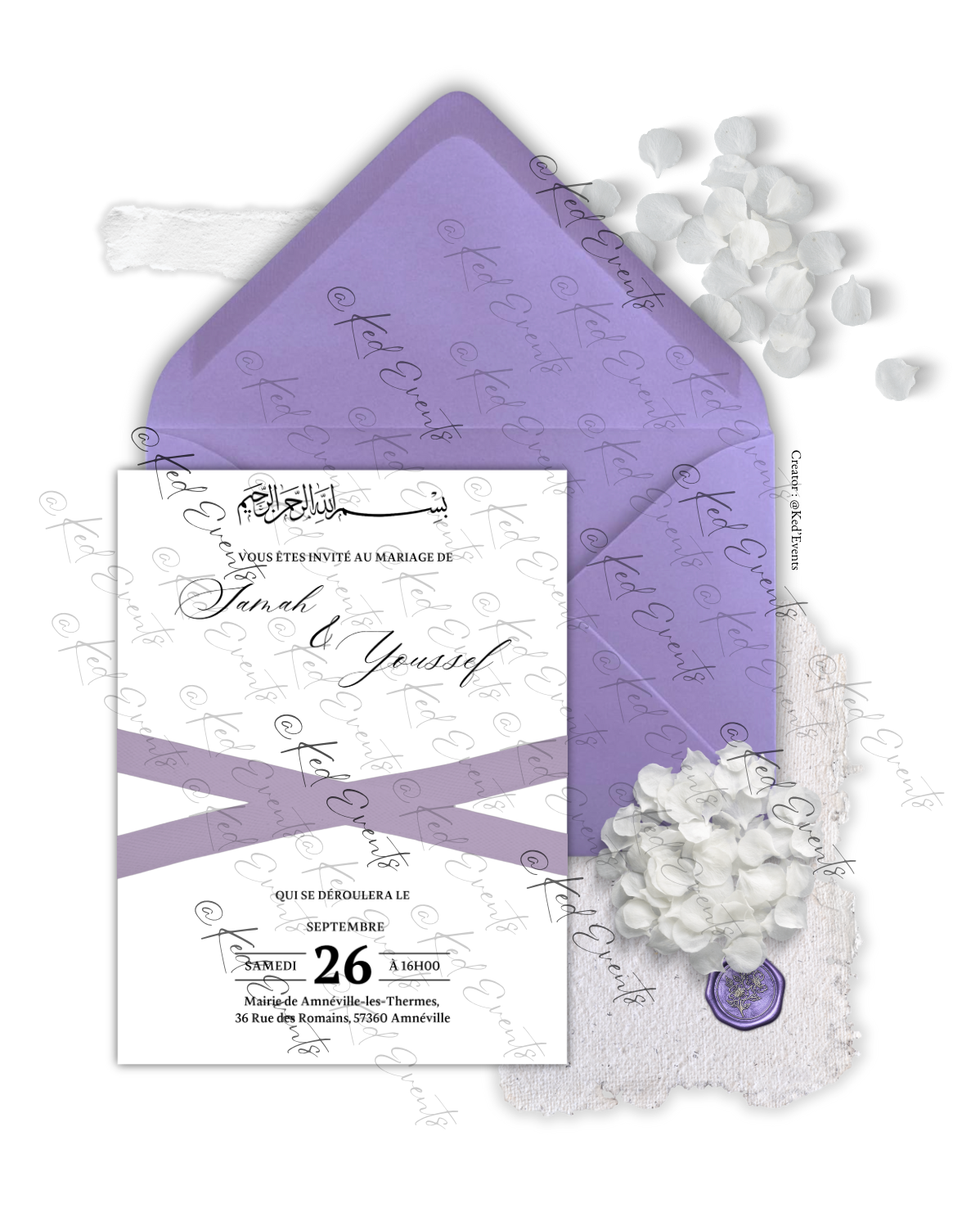 Faire-part numérique - SIGNATURE