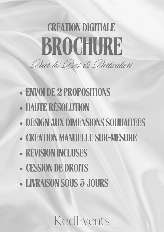 Conception digitale - BROCHURE