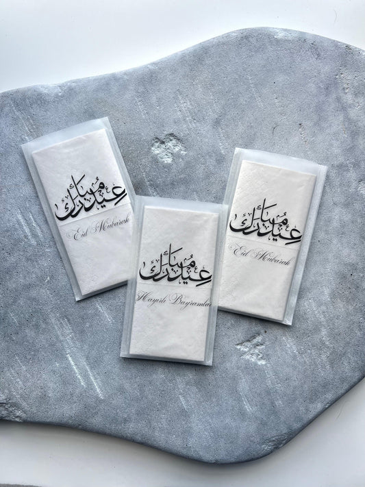 Paquet de mouchoirs en vellum - EID