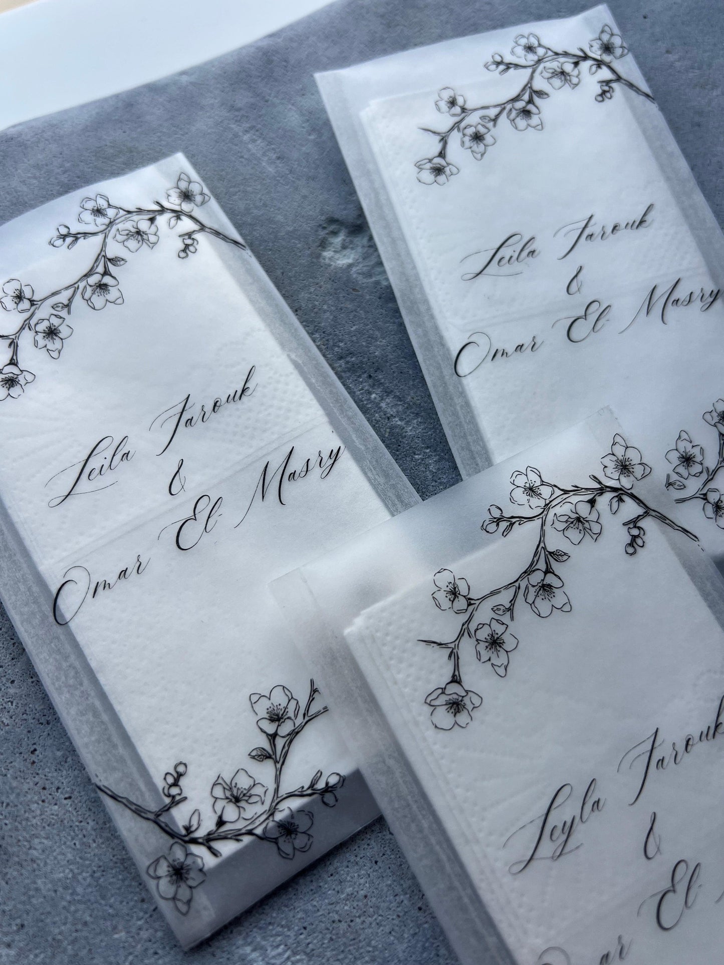 Paquet de mouchoirs en vellum - COVEY