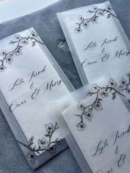 Paquet de mouchoirs en vellum - COVEY