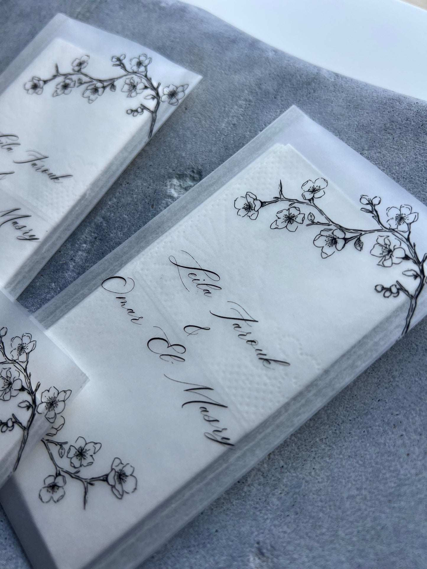 Paquet de mouchoirs en vellum - COVEY