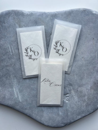 Paquet de mouchoirs en vellum - NACRE