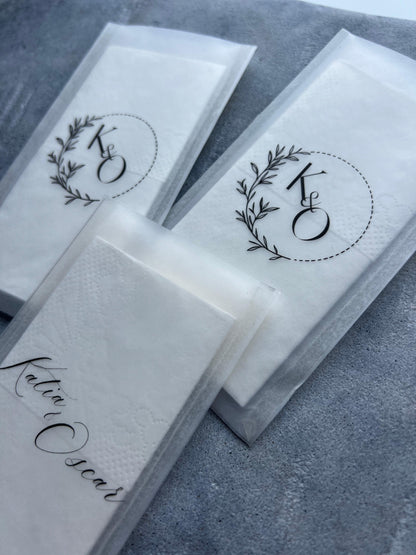 Paquet de mouchoirs en vellum - NACRE