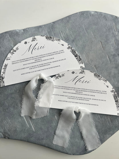 Carte de remerciement - VERSAILLES