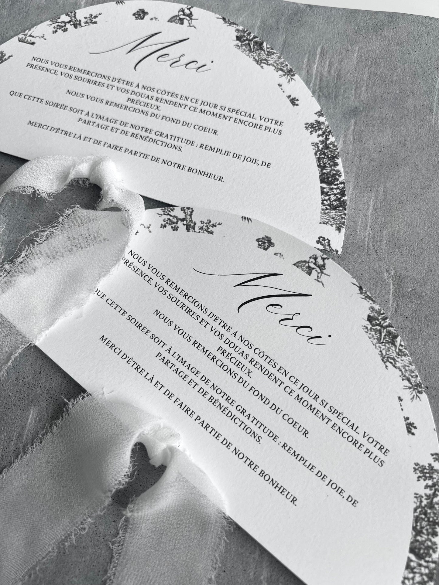 Carte de remerciement - VERSAILLES