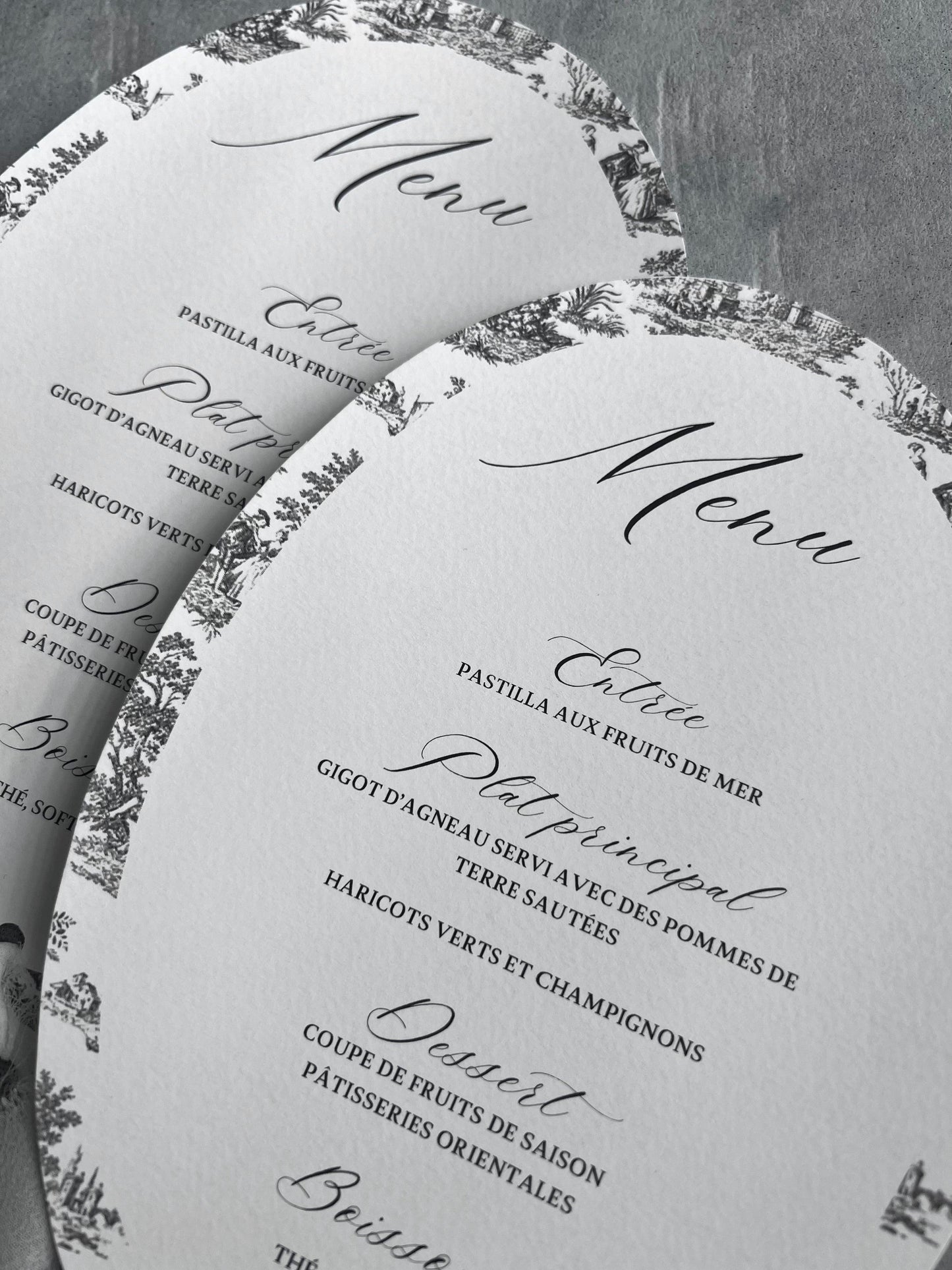 Menu - VERSAILLES