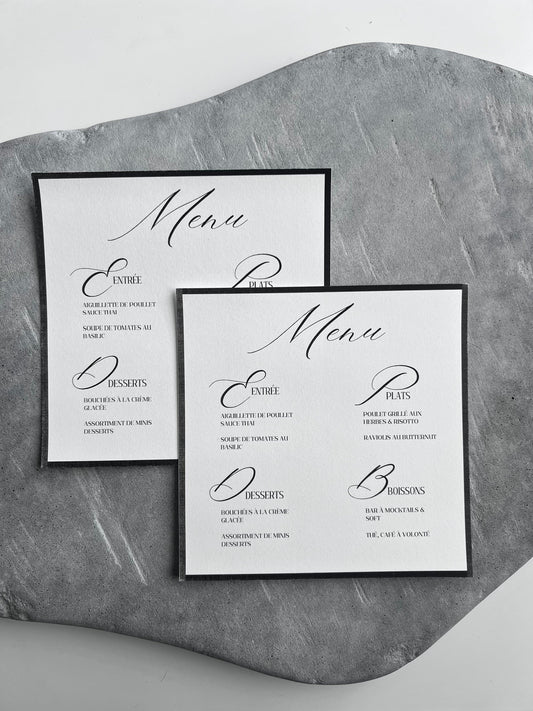 Menu - SIGNATURE