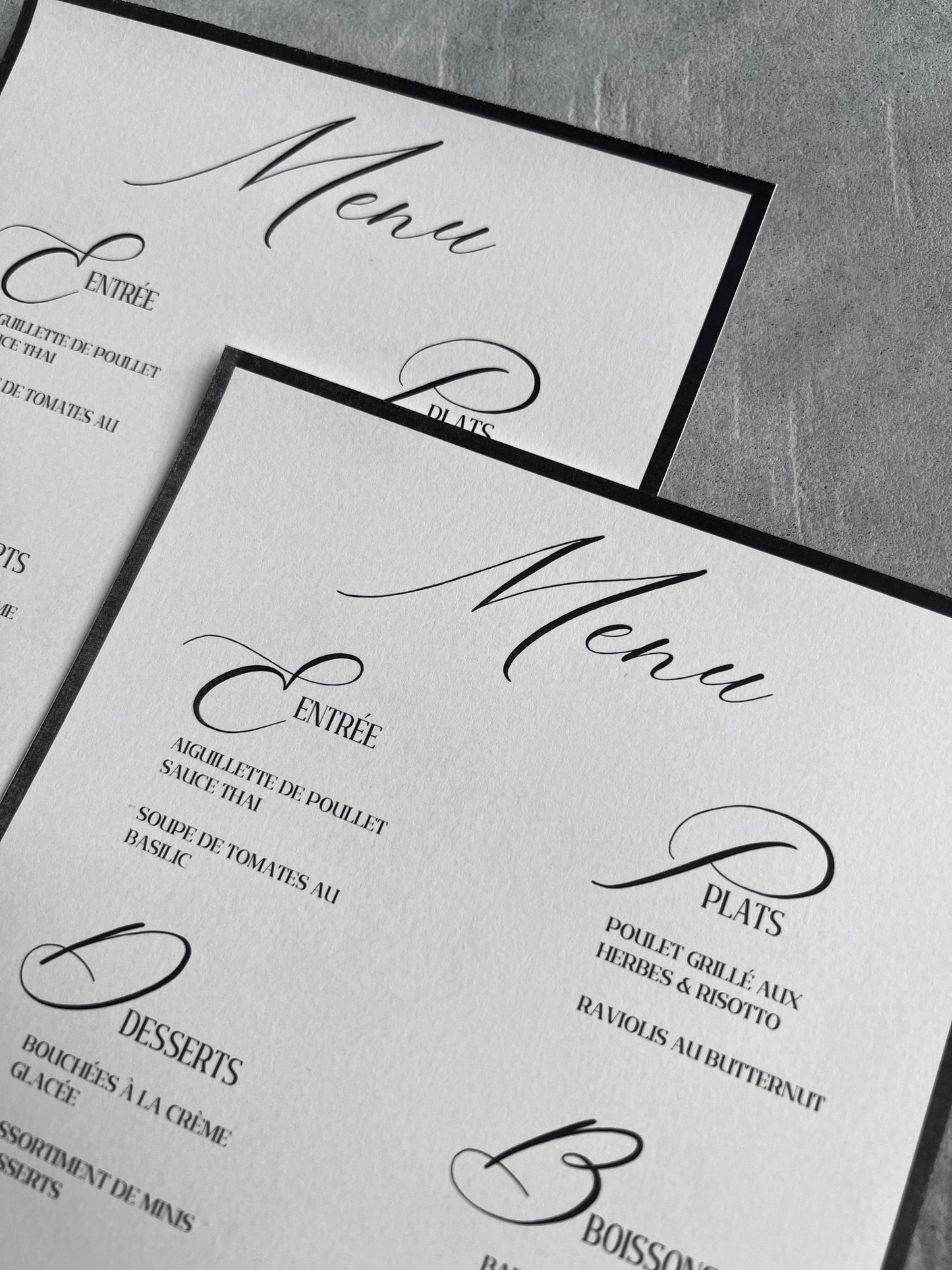 Menu - SIGNATURE