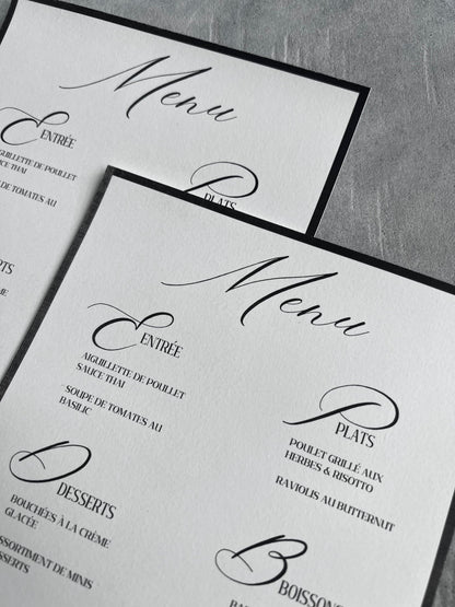 Menu - SIGNATURE