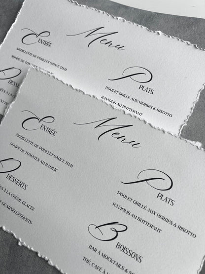 Menu - NILUFER