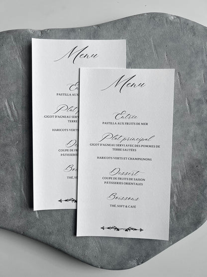 Menu - CHARLOTTE