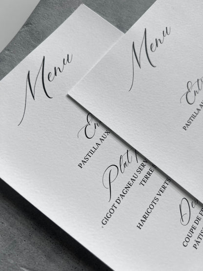 Menu - CHARLOTTE