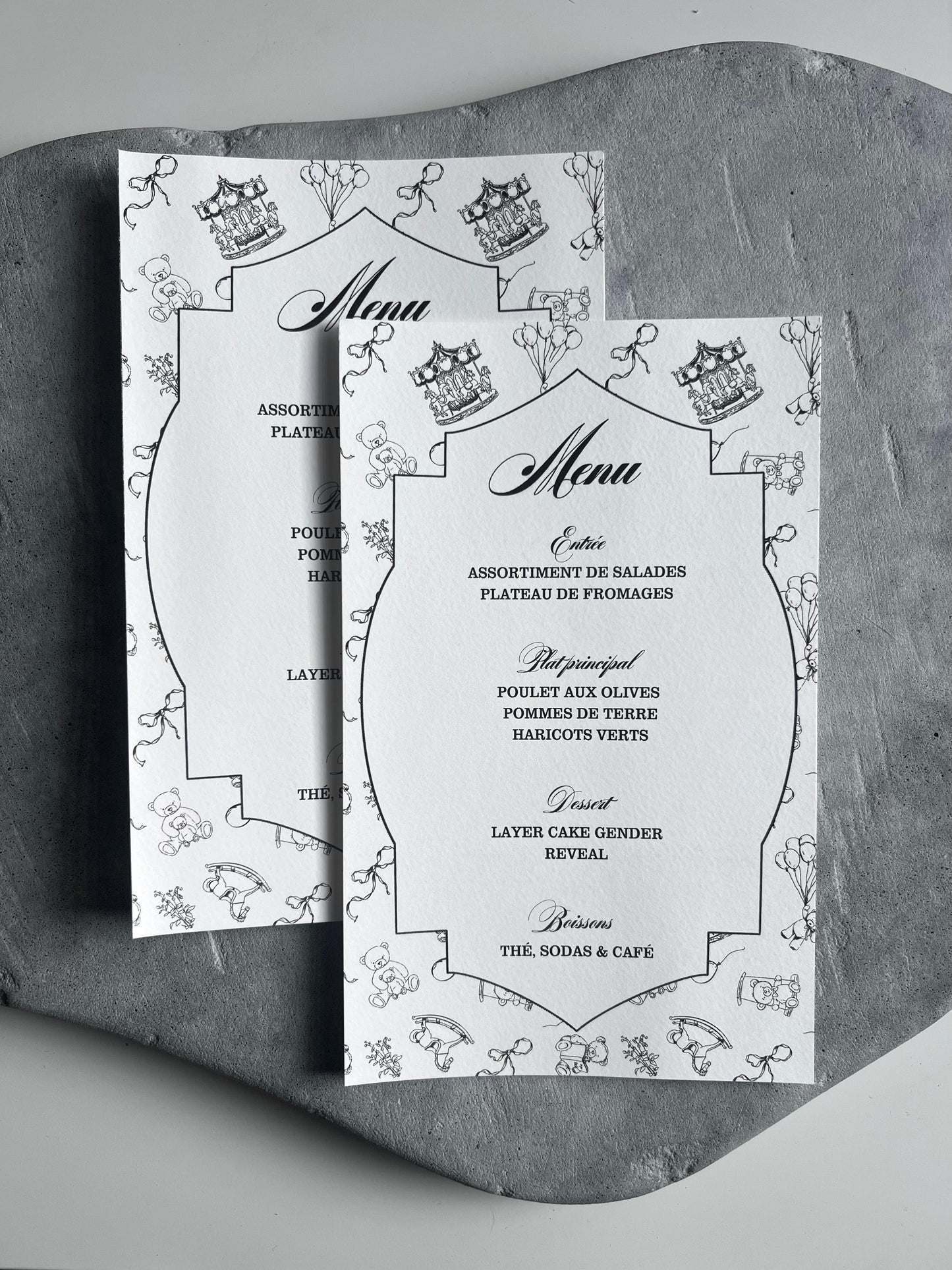 Menu - MELODIE