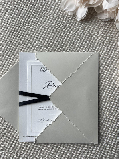 Faire-Part "SIGNATURE" (Invitation + Henné/Kina/RSVP)