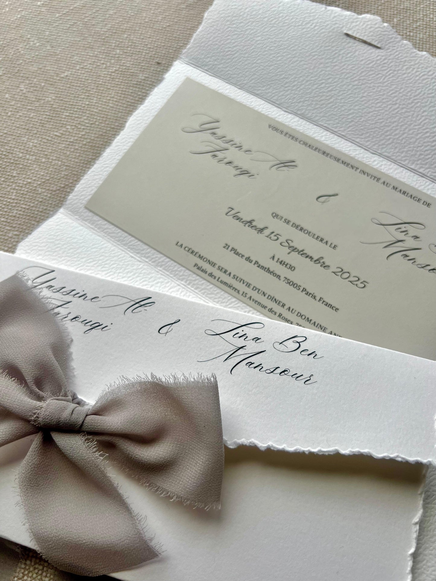 Faire-Part "SARAH" (Invitation simple)