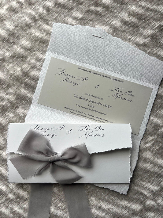 Faire-Part "SARAH" (Invitation simple)
