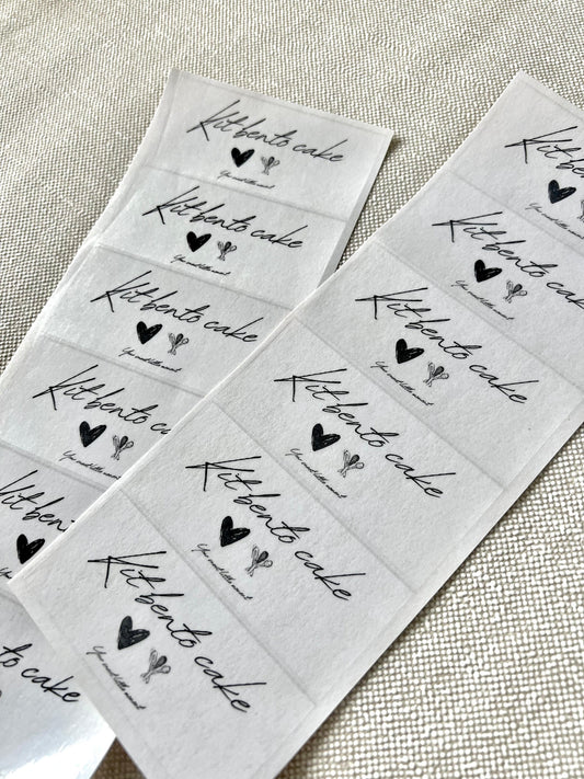 Etiquettes Adhésives brillantes Professionnelles - Rectangle - 4x9cm