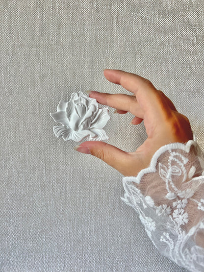 Carte avec Diffuseur en plâtre "Roses" - Cadeaux invités