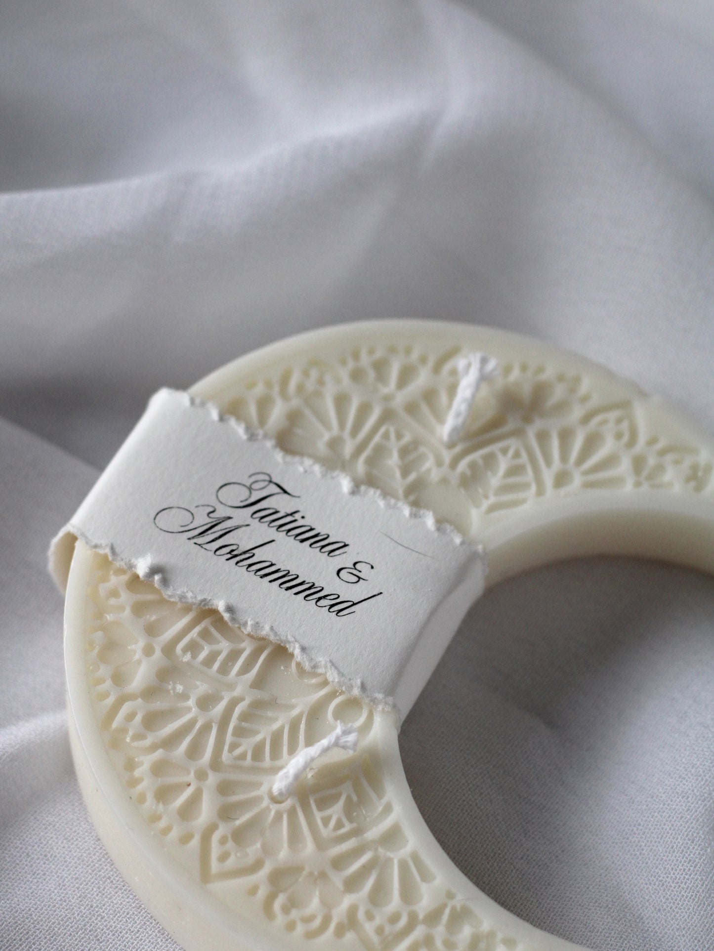 Bougie Lune - Cadeaux invités