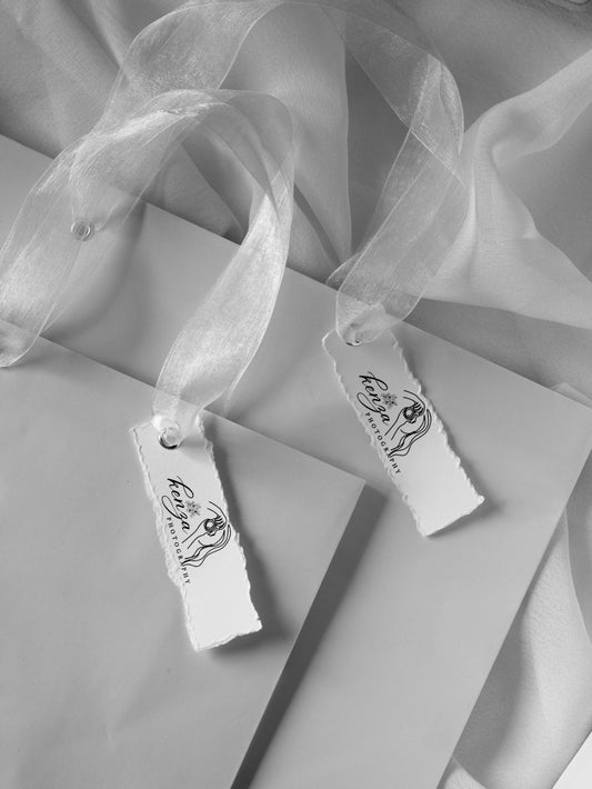 Sac cadeaux Professionnels - Personnalisé - Blanc Glossy
