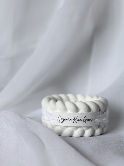 Bougie photophore tressé - Cadeaux invités