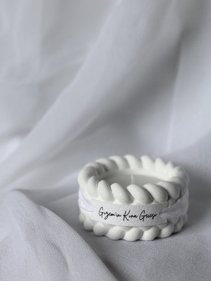 Bougie photophore tressé - Cadeaux invités