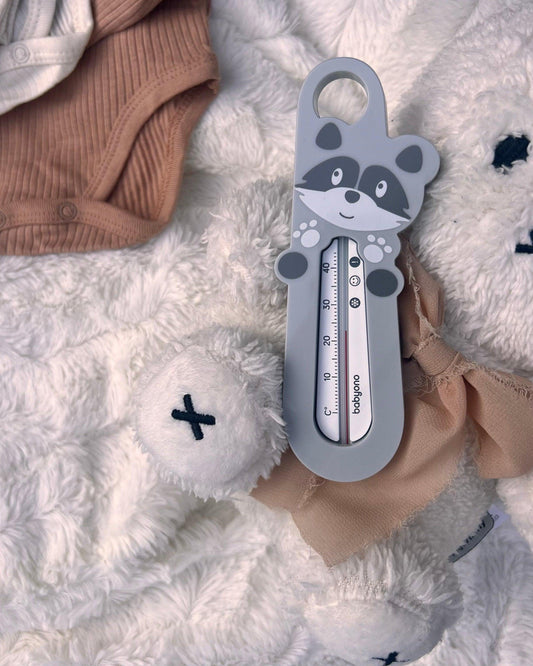 Thermomètre de bain - Gris raton laveur
