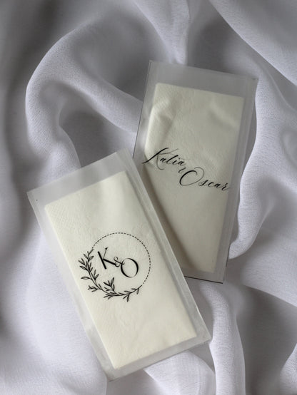 Paquet de mouchoirs en vellum - NACRE