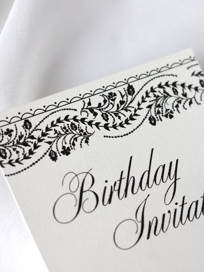 Carte d'invitation anniversaire - OSMAN