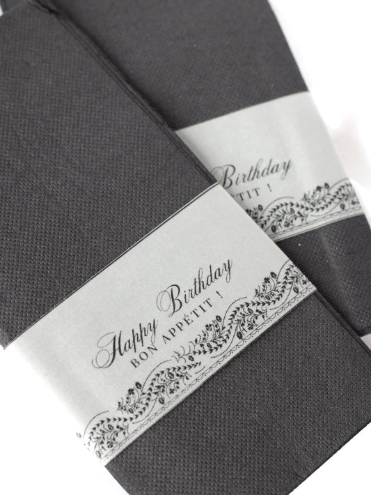 Serviette de table Vellum - Motif au choix