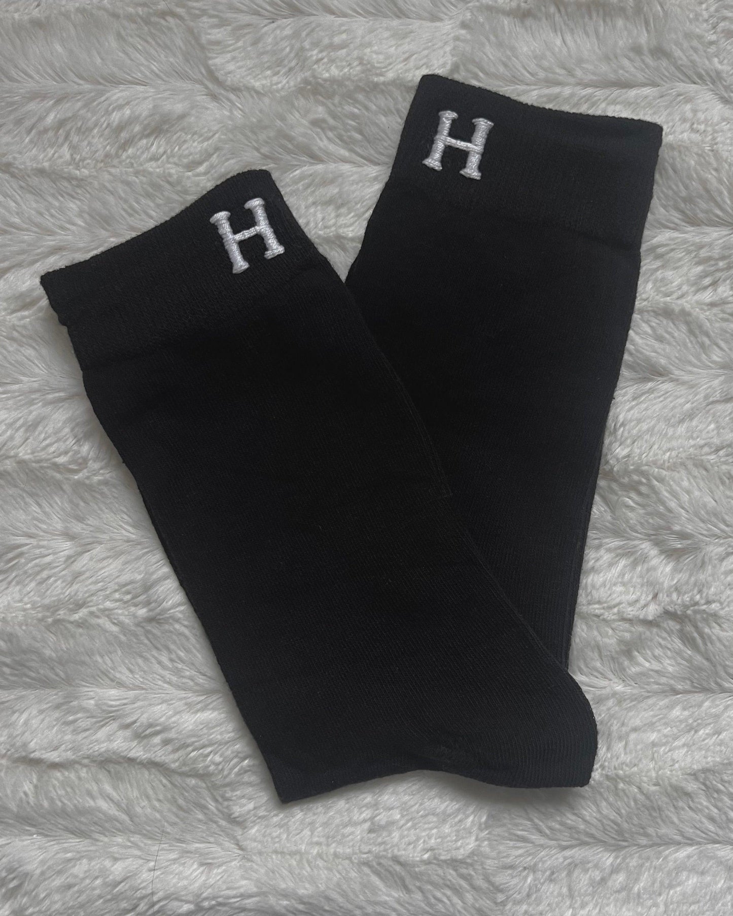 Chaussettes Hautes Adulte - Brodée initiales (43-46)
