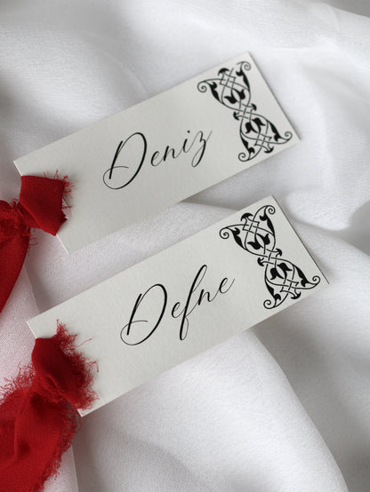 Marque-place prénom - CHARLOTTE