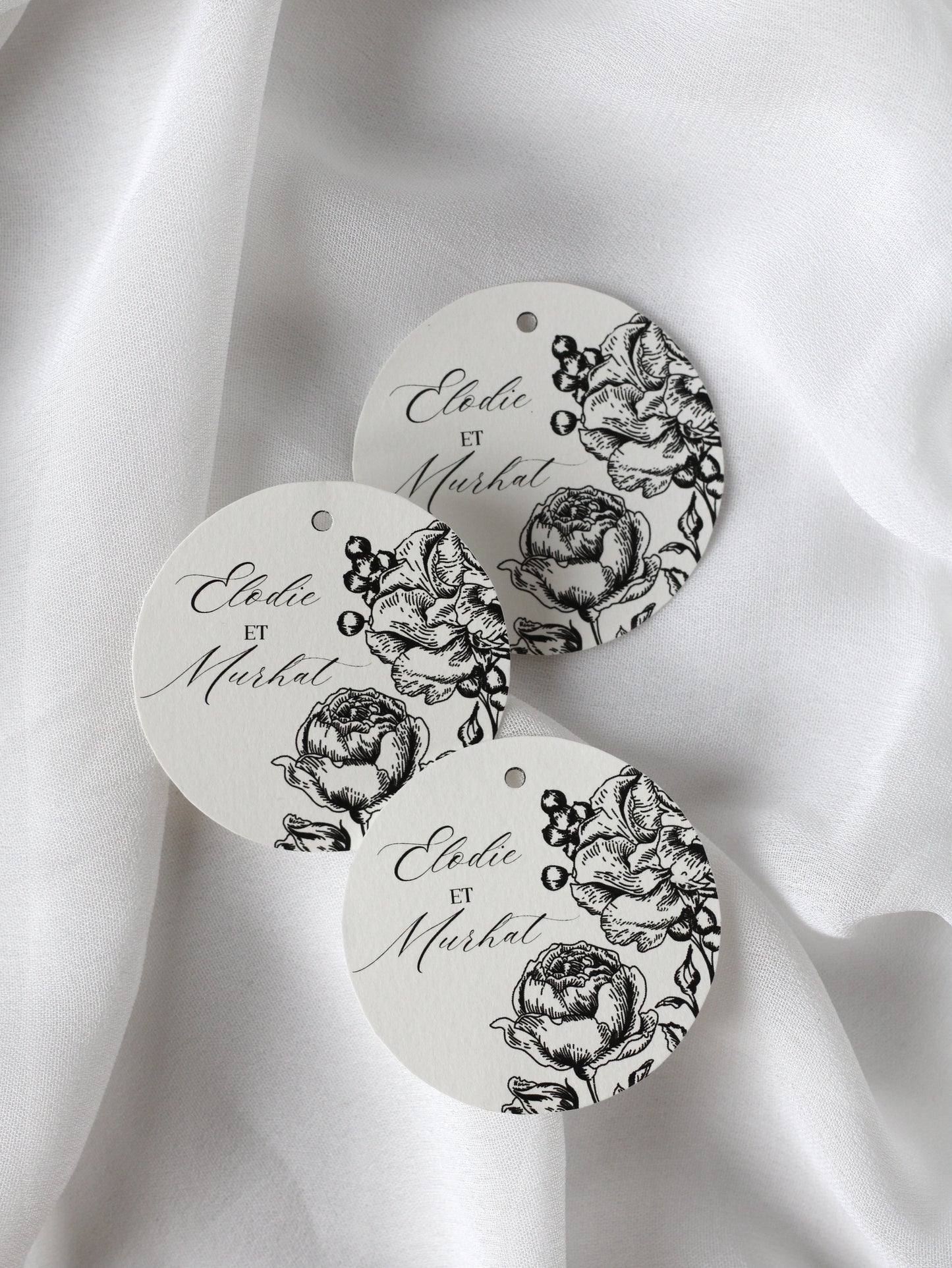 Etiquettes cadeaux - CAMELIA