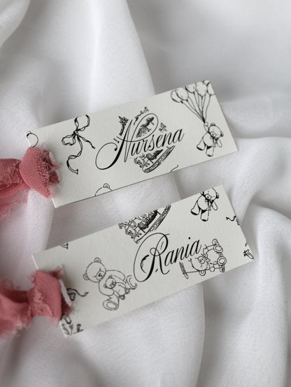 Marque-place prénom - MELODIE