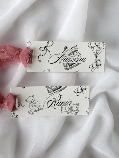 Marque-place prénom - MELODIE