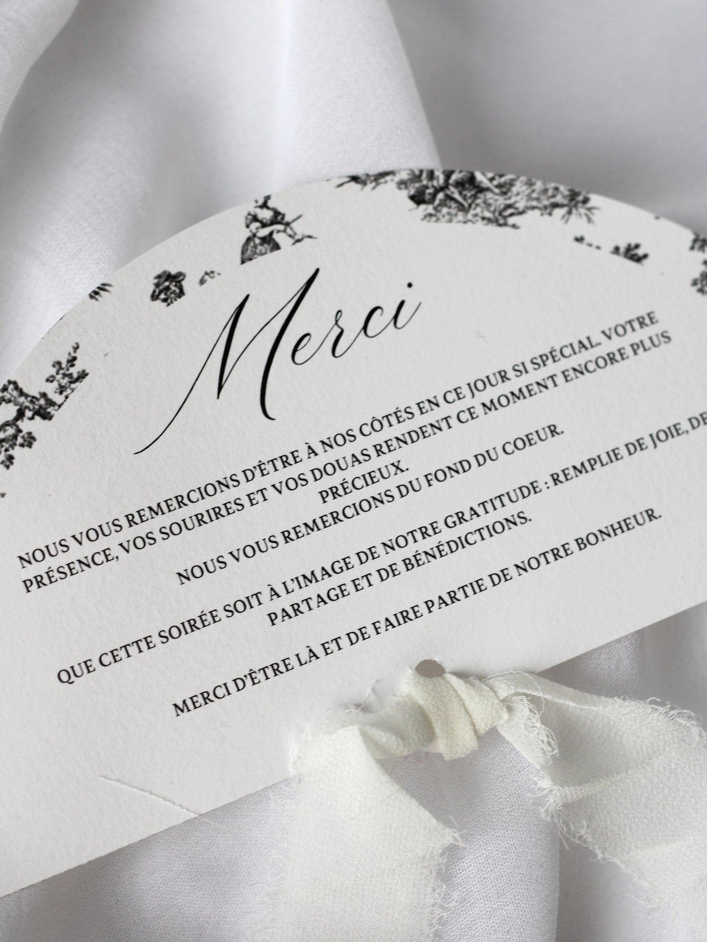 Carte de remerciement - VERSAILLES