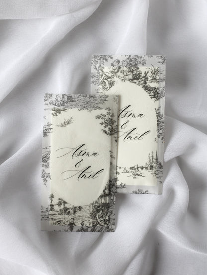 Paquet de mouchoirs en vellum - VERSAILLES